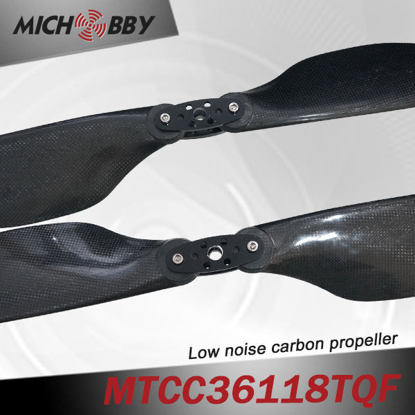 In Stock! Maytech Low noise MTCC36118TQF 36inch carbon fiber balsa wood Composite propeller for agricultural drones aerial photography