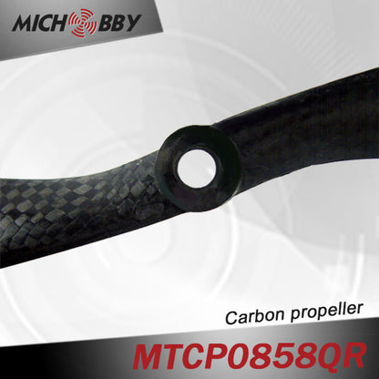 MTCP0858QR Quick Release Carbon Fiber Propeller 8x5.8'' CW & CCW in Pair for WALKERA/QRX450/QRX450PRO/CX4/TALI500