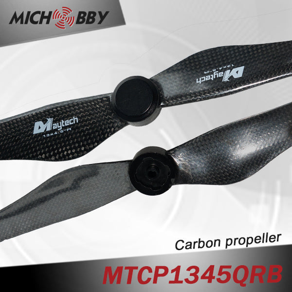 MTCP1345QRB Quick Release Carbon Fiber Prop for DJI Inspire 1 13x4.5 inch in Pairs Done/Multi-copter
