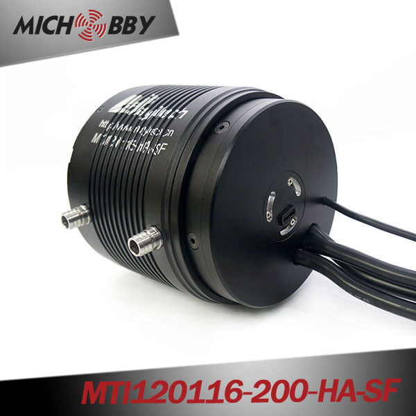 Maytech 120116 Brushless Inrunner Motor for Efoil/Esurf/Hydrofoil Powerful Engine with Water-cooling Fullywateproof