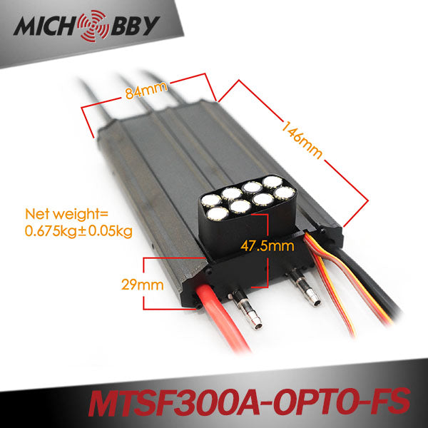 In Stock! Maytech 300A OPTO ESC with Water-cooling Splash Waterproof Aluminum Case Controller for Esurf Efoil