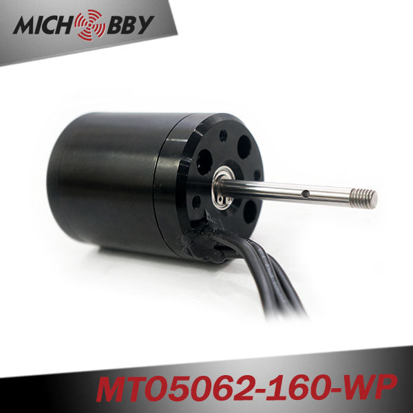 Outrunner fully waterproof bldc motor 5062 160KV with propeller for Electric Boat