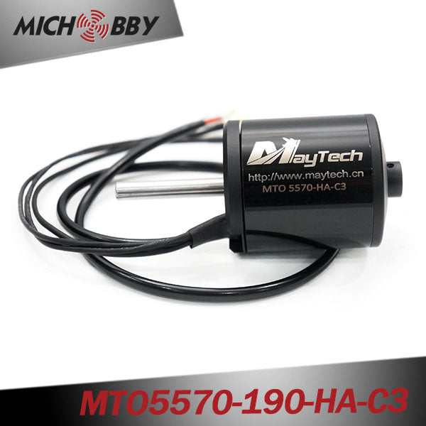 Maytech MTO5570-190-HA-C3 5570 190KV Battle Hardened Brushless Sensored Motor (8mm Shaft)