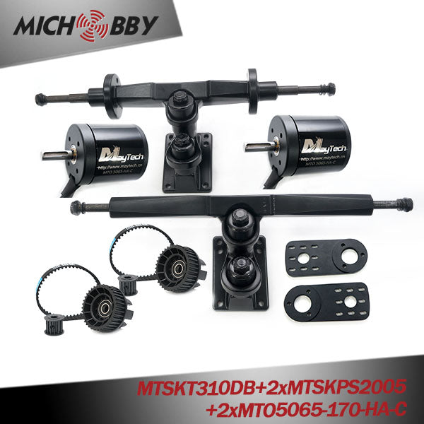 In Stock! Maytech DIY Electric Skateboard Kit 5065 6355 6365 6374 170KV Brushless Motor E-Longboard Double Kingpin Trucks Pulley Kit