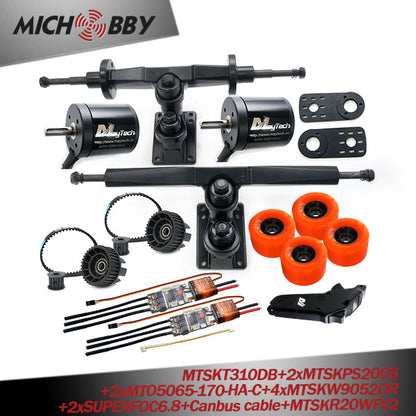 Maytech Electric Longboard Drive Kit 5065 6355 6365 6374 Brushless Dc Motor Eskateboard Remote Trucks Superfoc6.8 VESC6