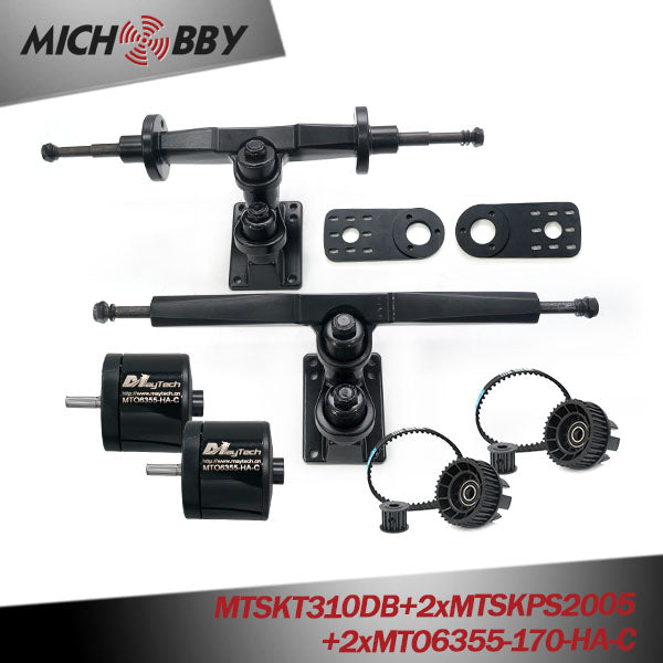 In Stock! Maytech DIY Electric Skateboard Kit 5065 6355 6365 6374 170KV Brushless Motor E-Longboard Double Kingpin Trucks Pulley Kit