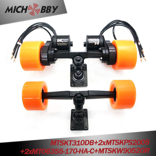 In Stock! Maytech 4-Wheel Electric Skateboard Belt Drive Motor Kit Electric Skateboard Brushless Electric Motor 83mm/90mm Wheels kits