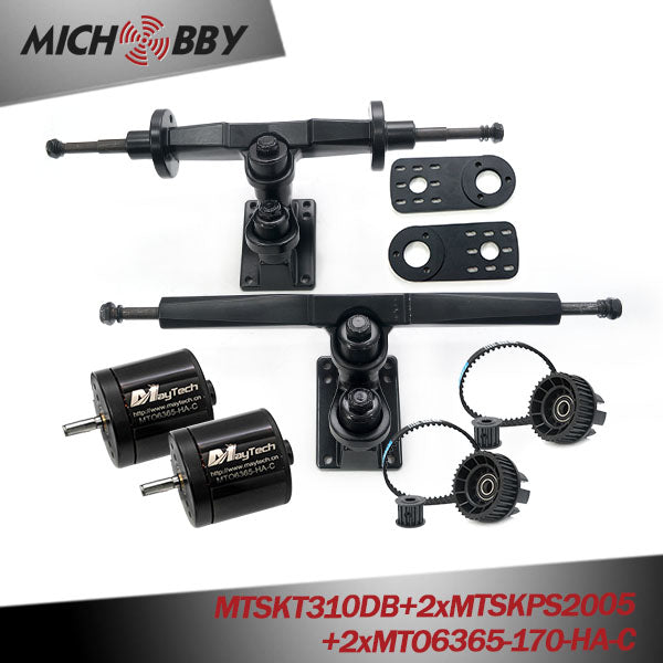 In Stock! Maytech DIY Electric Skateboard Kit 5065 6355 6365 6374 170KV Brushless Motor E-Longboard Double Kingpin Trucks Pulley Kit