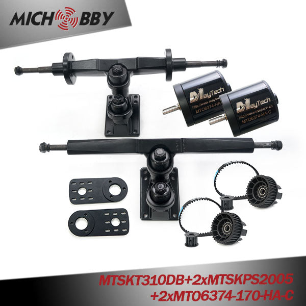 In Stock! Maytech DIY Electric Skateboard Kit 5065 6355 6365 6374 170KV Brushless Motor E-Longboard Double Kingpin Trucks Pulley Kit