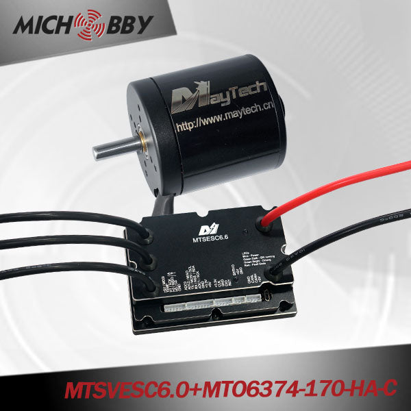 In Stock! MICHOBBY 6374/6880/8085 Brushless Motor + 200A VESC6.0 Based Speed Controller Kit for Electric Skateboard Mountainboard