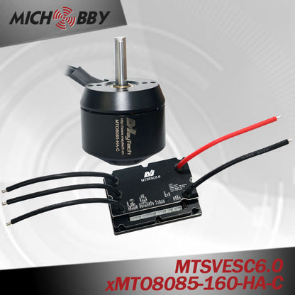 Maytech 8085 160kv brushless dc engine with sealed cover and VESC6.0 based controller for combat robots