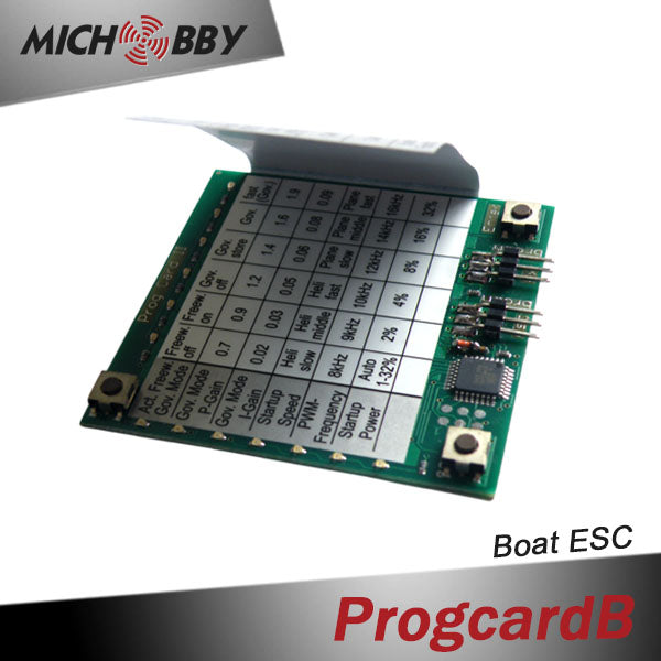 ProgcardB for programing TigerShack Series ESCs Baitboats RC Boats ESC