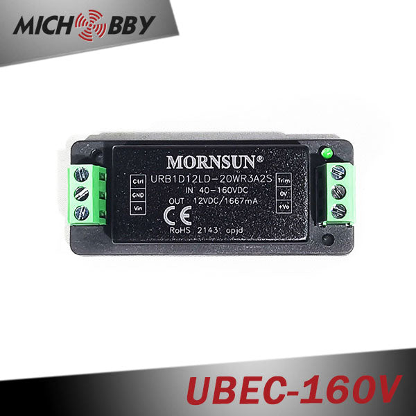 In Stock! UBEC-160V UBEC DC-DC Step-Down Converter Buck Converter 40-160V Input 12V Ouput