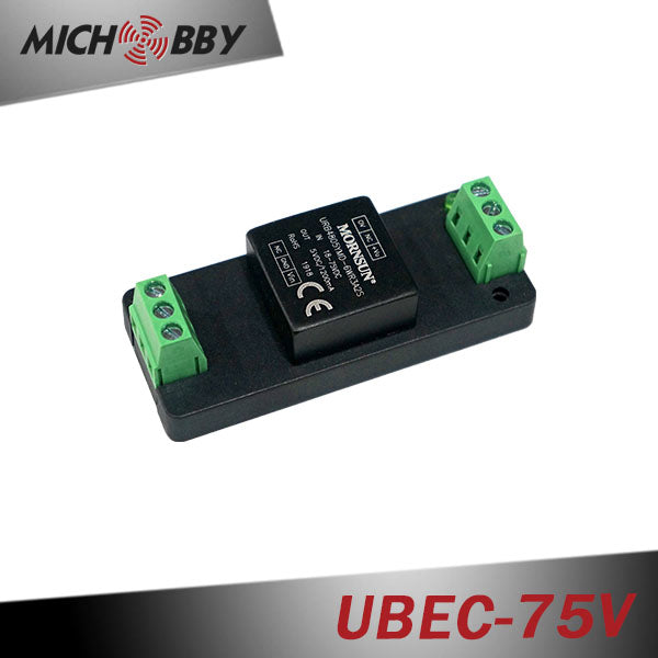 In Stock! UBEC-75V UBEC DC-DC Step-Down Converter Buck Converter 18-75V Input 5V or 12V Ouput